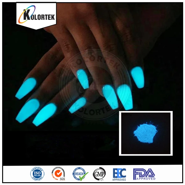glow in the dark nail pigment