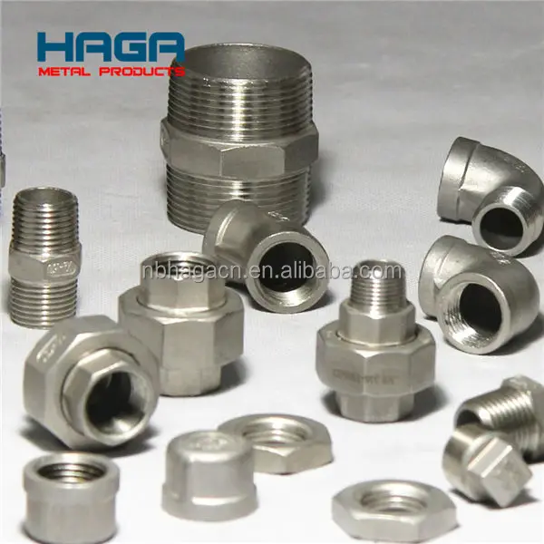 NPT BSP DIN2999 Pipes Fittings Elbow Stainless Steel Threaded Pipe Fittings Threaded Pipe Fittings