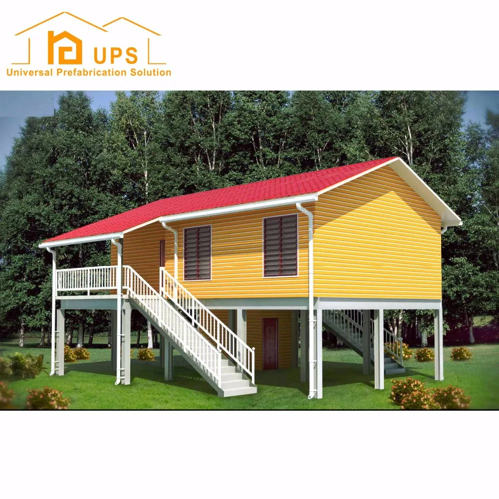 High Quality Modern Prefabricated Tiny House Fast Constructed Sandwich Panel for Workshop Carport Use in Haiti