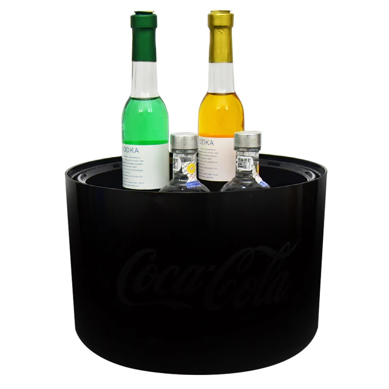 Large Capacity 10l Champagne Wine Whisky Cooler Bucket Plastic Ice