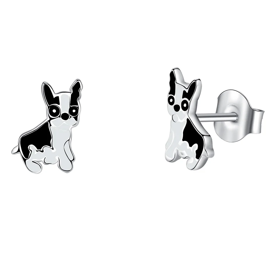 dog shaped earrings