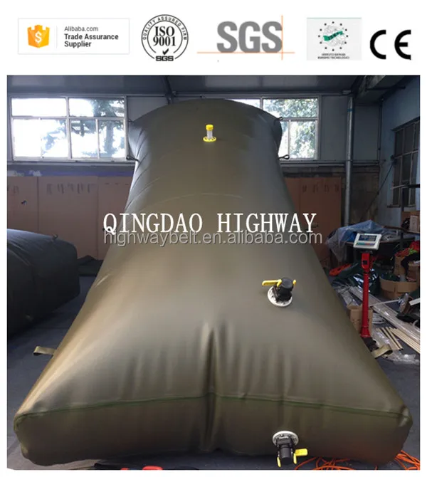 
 Складной и мобильный flexitank для хранения и транспортировки дизельного топлива  