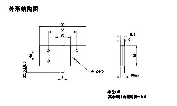High Power 1000W Flange Resistor with ±300*10-6/℃ Temperature Coefficient and -55°C~+125°C Operating Temperature