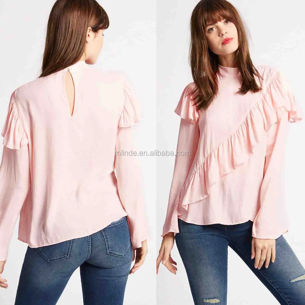 fancy ruffle blouse