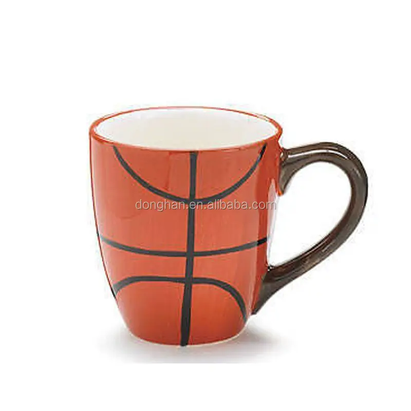 Suministro Directo De Fábrica De Baloncesto En Forma De 12 Oz Taza De Café  De Cerámica Para La Promoción - Buy De Cerámica De Baloncesto Taza, Baloncesto En Forma De Taza,Divertido Taza De