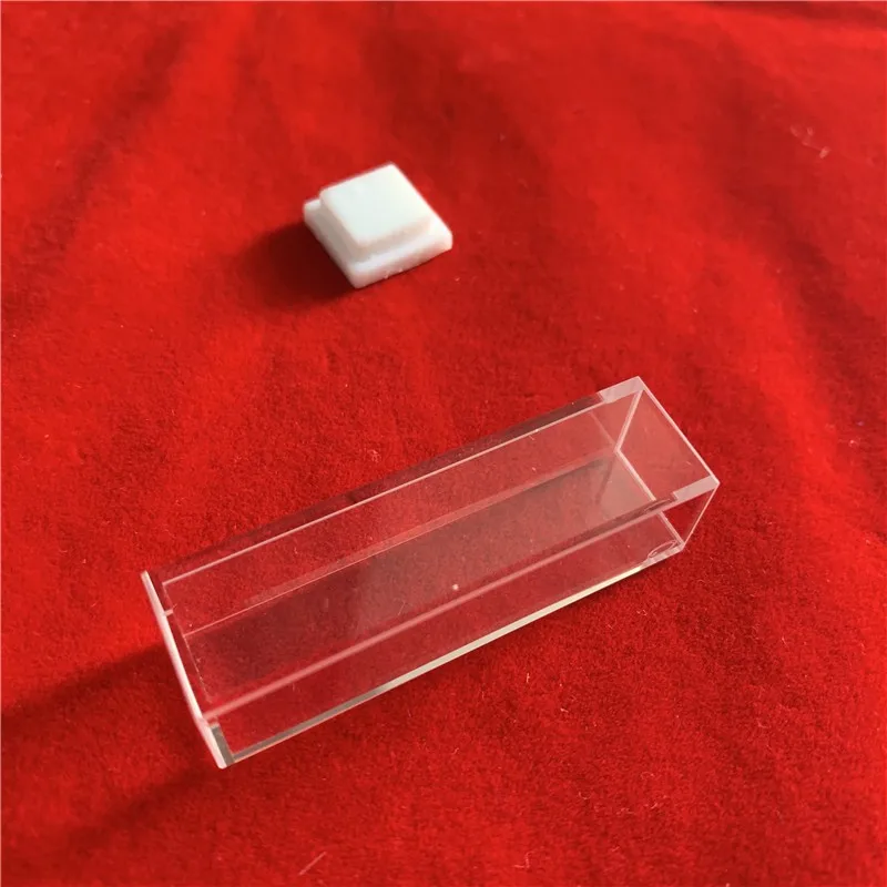 10mm Path Length 3 5ml Fluorometer Optical Quartz Cell Cuvette With Lid Buy Quartz Cell