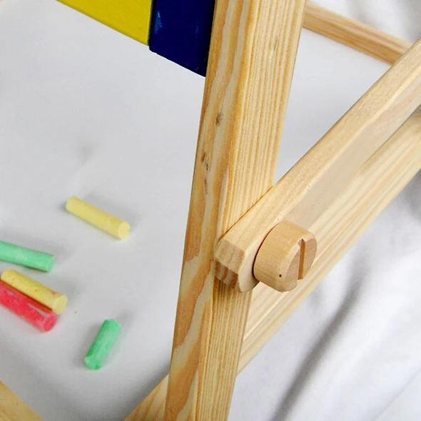 
Детская деревянная Двухсторонняя доска для рисования 