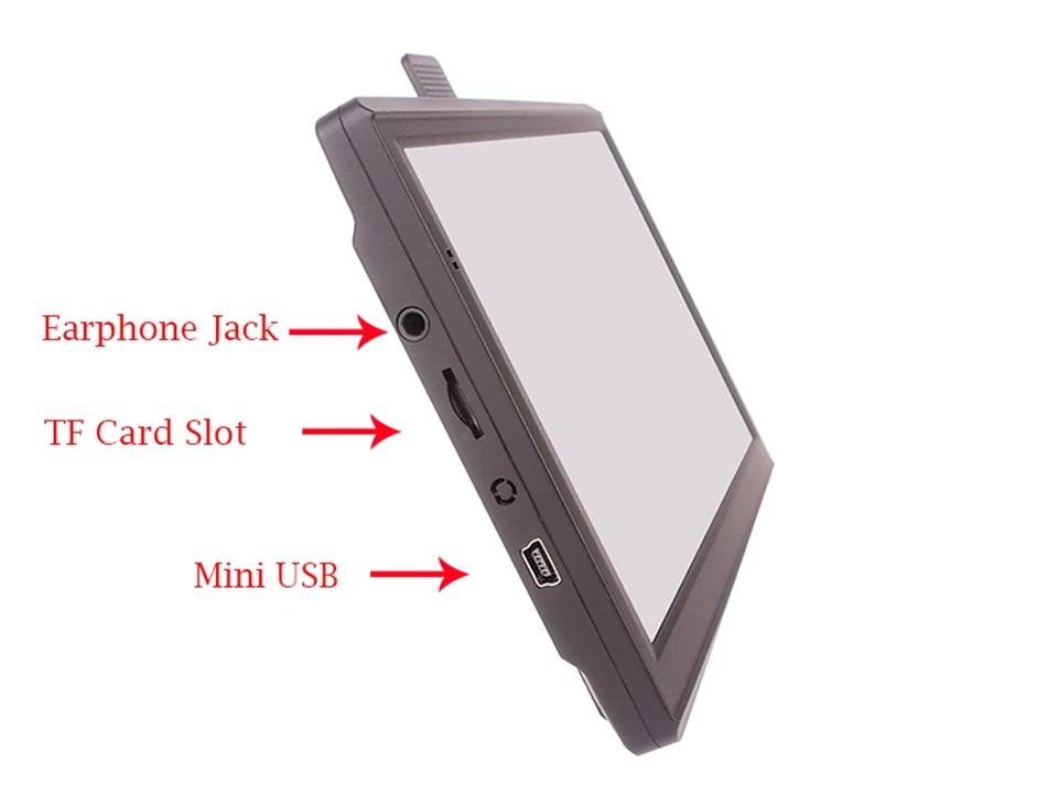 Car GPS Navigator with 7inch Display 128mb 8gb 800mhz Free Maps Fmt Mp3 Mp4 Ebook Reader for Pioneer