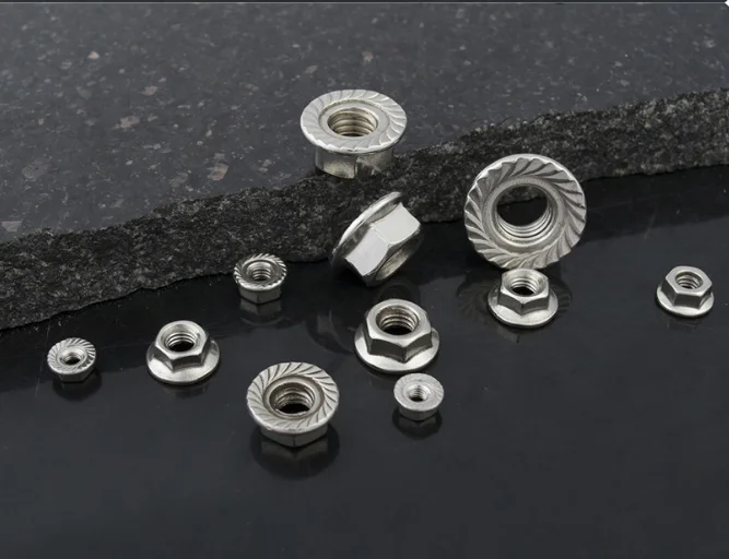 SUS304 M7 Stainless Locking Flange Nut