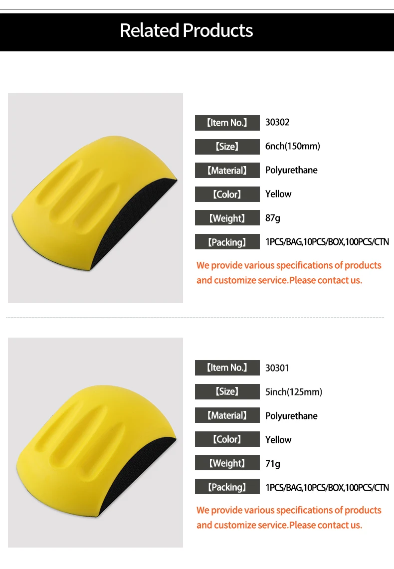 Car Polishing Hand Sanding Pad details