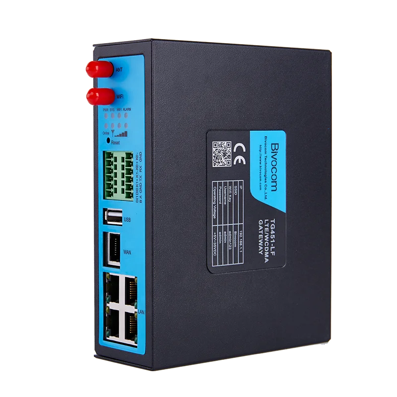 single module dual sim card Bivocom 4g router TG451 with GPS mqtt