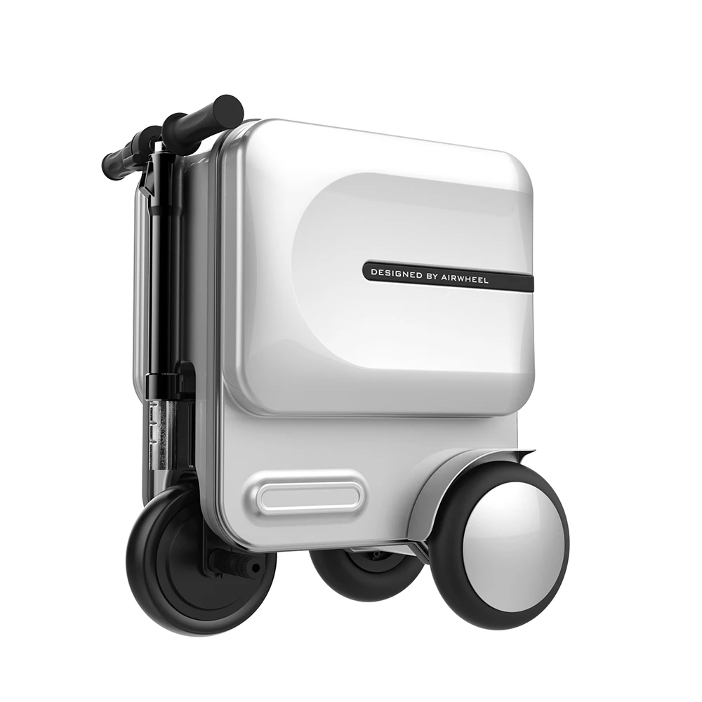 Airwheel 4 Wheels Electrical Scooter Smart Folding Suitcase Luggage