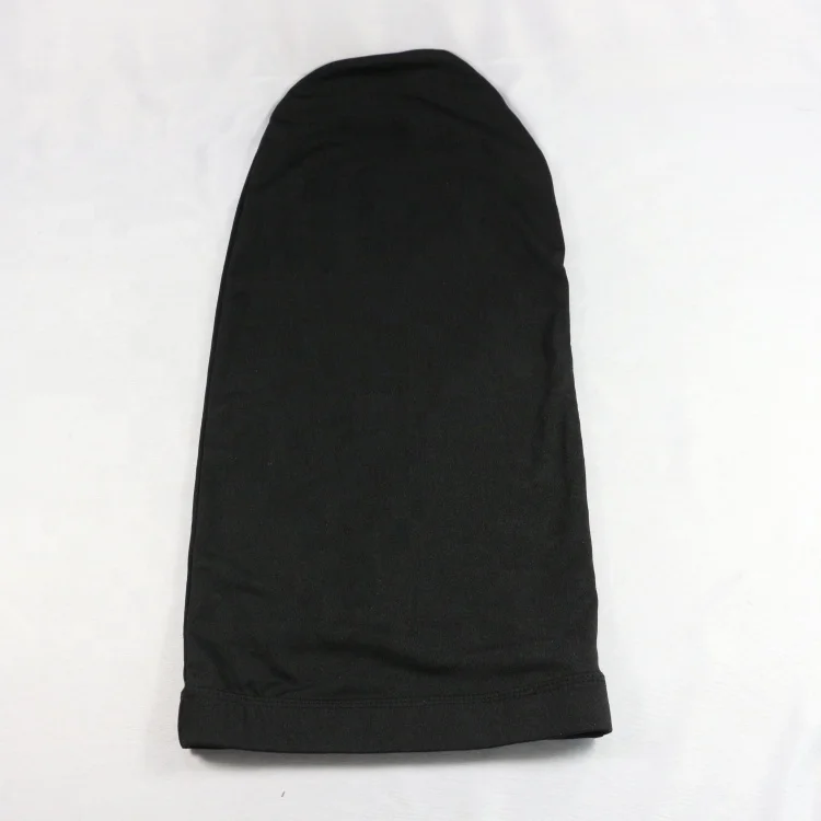 Black Spandex Dreadlock Skull Cap – Lightweight, Stretchable, For Regular To Super Jumbo Locs - View #3
