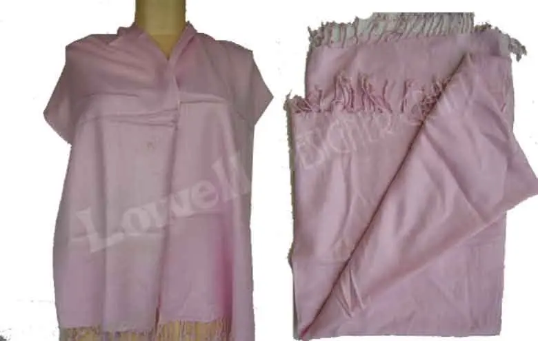 
 jacquard pashmina plain stole  