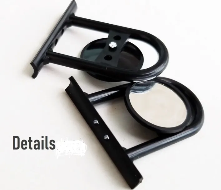 1/7 1/8 1/10 RC Racing Car Rear View Mirror Metal Hobby Style Radio Control for King of the Hammers Trophy Truck Off-Road Buggy