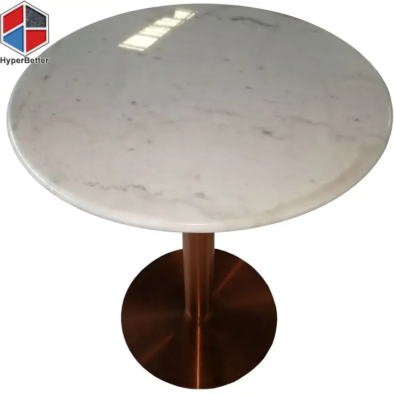 Wholesale Grace white round coffee table marble modern