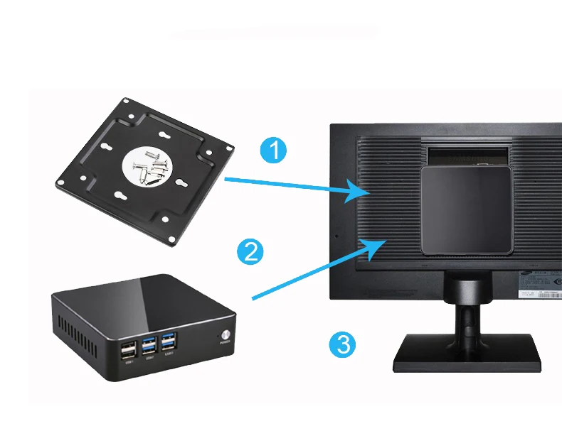 XCY Office Mini Pc Intel Core I5 5300uラップトップメモリ8gb RAM