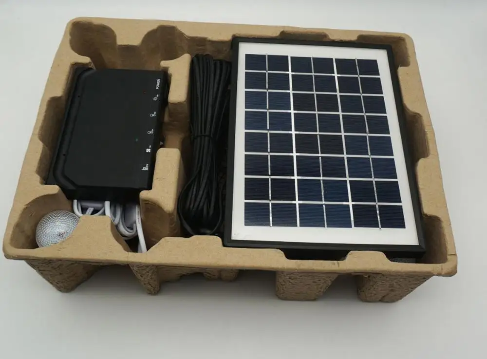 5W 9V Solar Lighting Kit Complete Set Solar Energy System with Fan and USB from China supplier