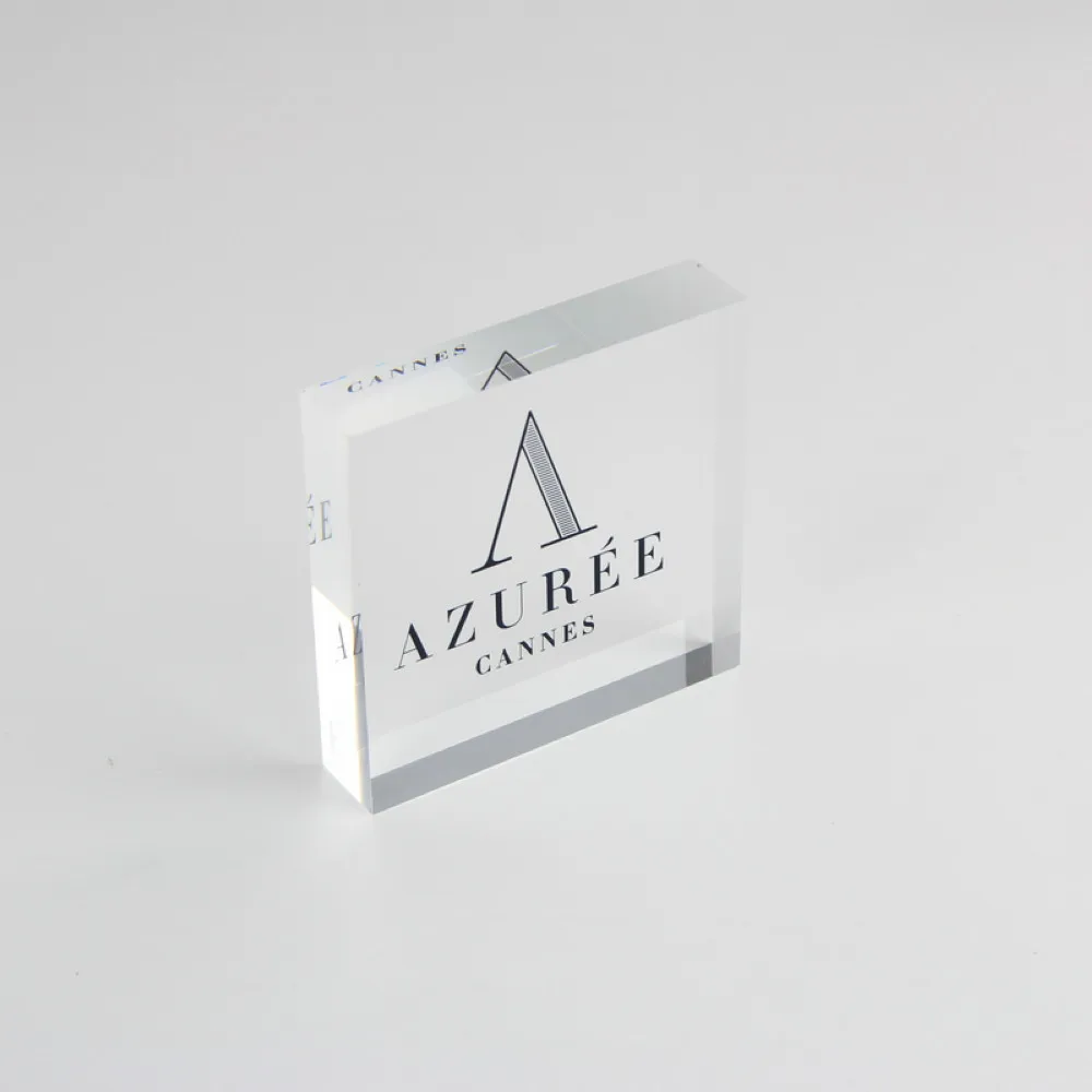 Acrylic Logo Blocks - Squares