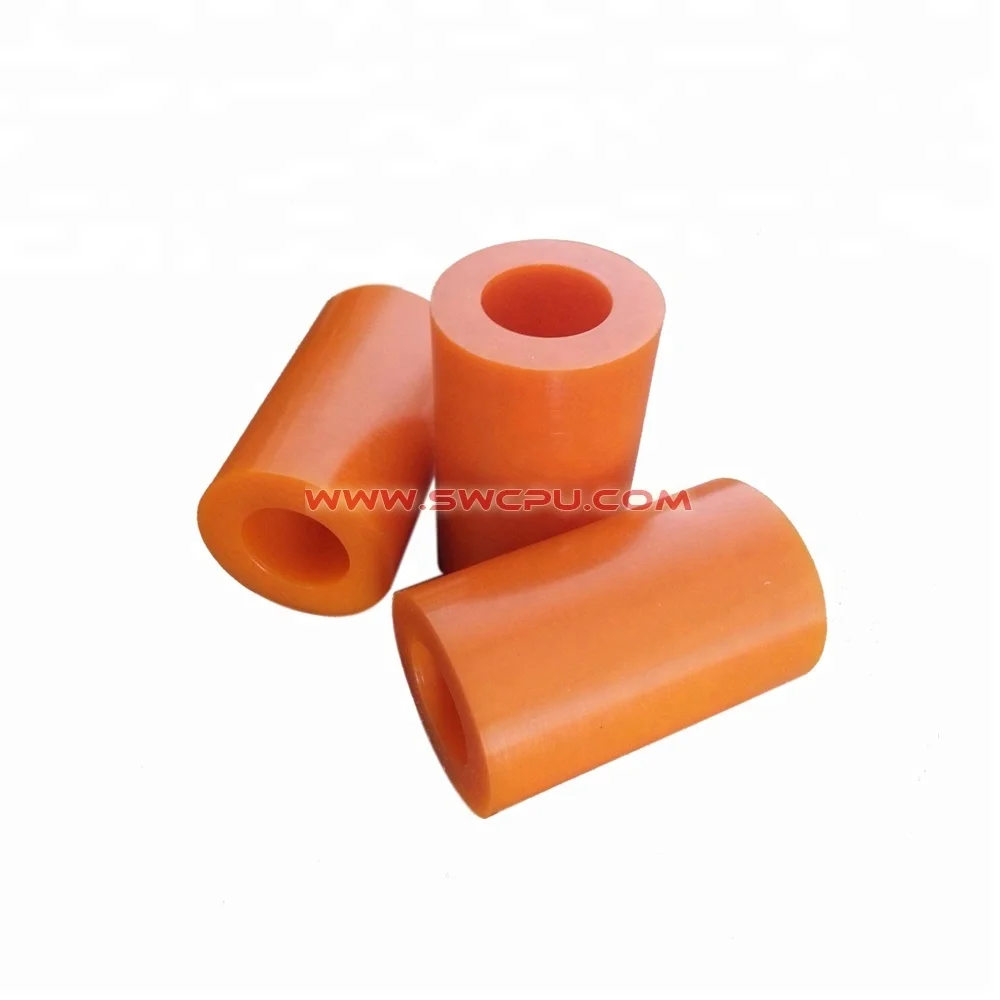 CNC Machining Custom Size Nylon Bush Plastic Bushing Square Hole Bushing