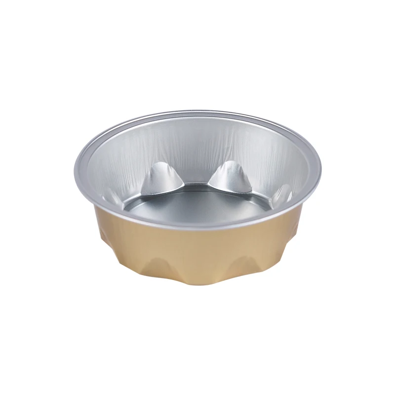 Round Aluminum Tray Size 100ml Disposable Aluminium Foil Trays Pastry Container Buy Aluminum Tray Size Disposable Aluminium Foil Trays Pastry Container Product On Alibaba Com