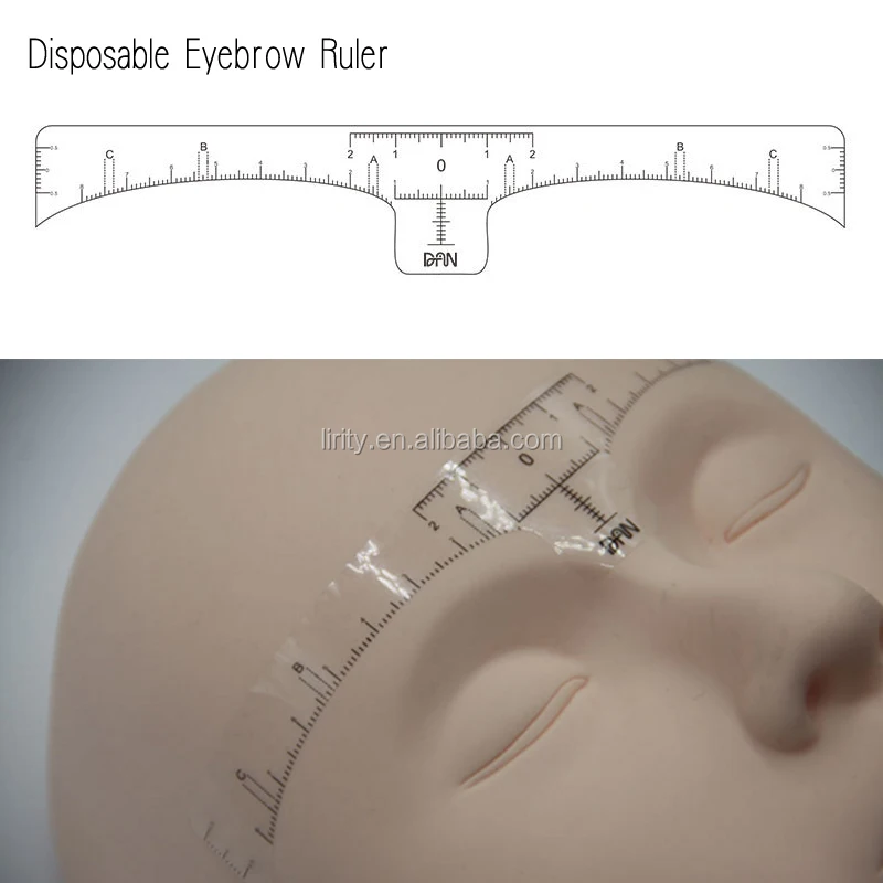 
Линейка для бровей OEM/Одноразовая, линейка для перманентного макияжа, инструменты для формирования бровей, линейка для измерения бровей, наклейка для микроблейдинга 