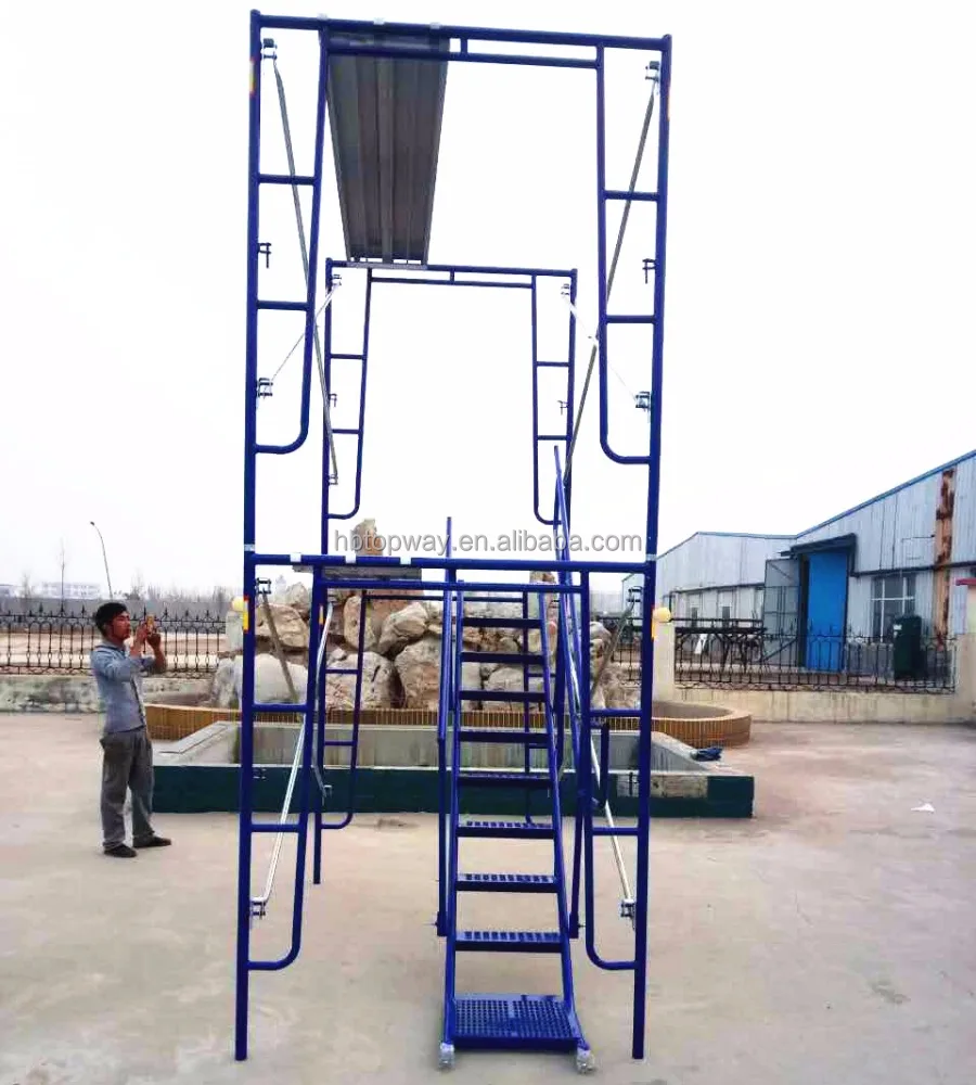 Walk Through Frame Scaffolding Used in Russian