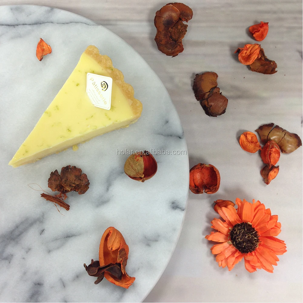 
 [Holar] Тайваньская круглая мраморная тарелка 12 дюймов  