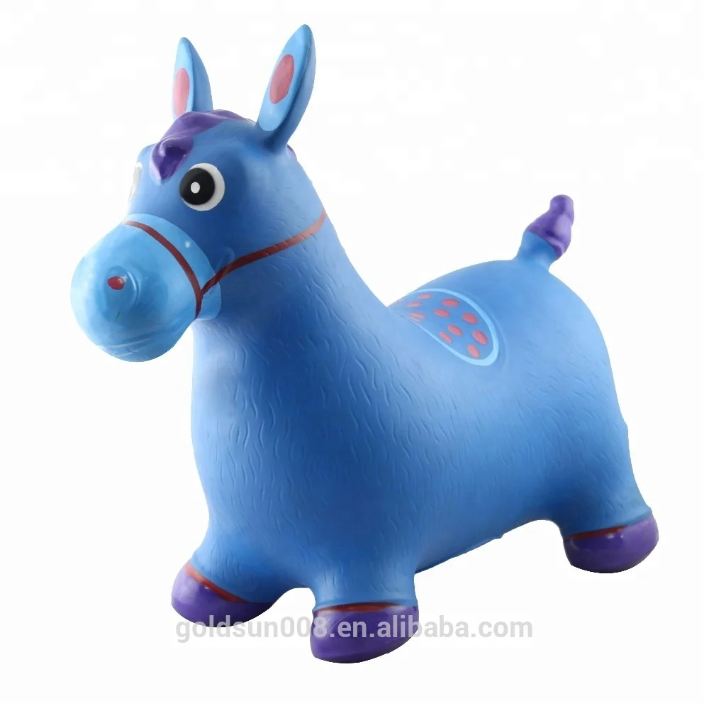 Pvc Jumping Donkey Animal Kids Safety Inflatable Hopper Toy Horse Outdoor