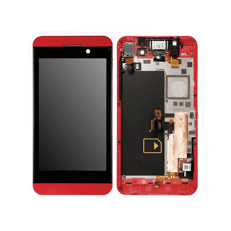 Cell Phone Parts LCD Display for Blackberry Z10 4G Version LCD Touch Screen With Frame