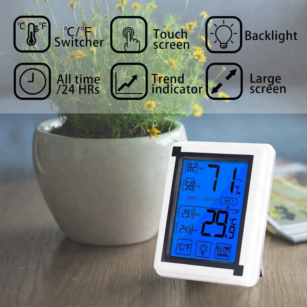 Digital Thermometer Weather Station Thermo Hygrometer From Direct Factory