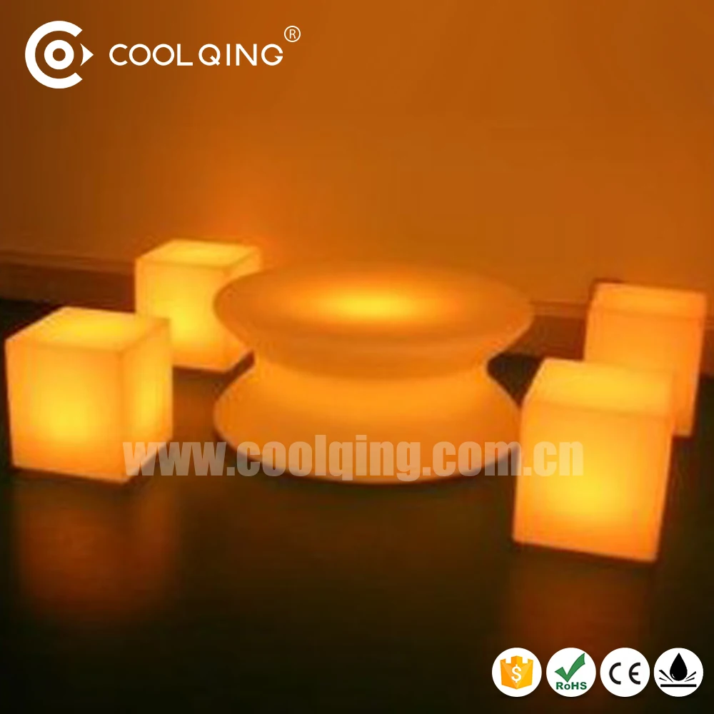 Многоцветный RGB светодиодный кубический светильник с дистанционным управлением-освещение для барной стойки уличная мебель мероприятий украшения дома