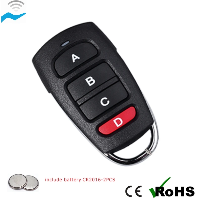 433mhz Face to Face Universal Remote Control for Garage Door