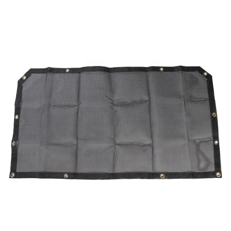 Черный флаг пентаграмма УФ солнцезащитный козырек сетка крыша сетка бикини Верхняя Крышка для Jeep Wrangler JL 2008 - 2019 2 двери