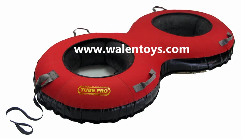 Details about   Heavy Duty Inflatable Snow SLED 2 Person NEW 