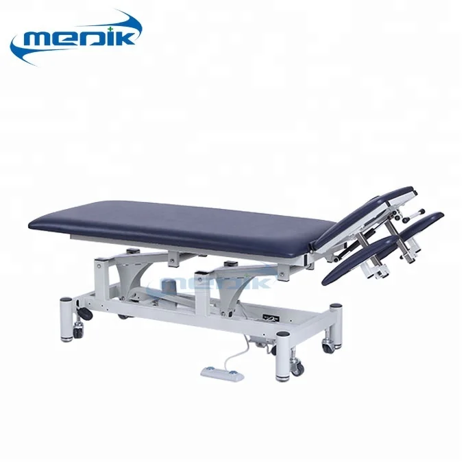 YA-ET-D06 Electric Medical Hospital Folding Bariatric Chiropractic Proctology Exam Table on Wheel
