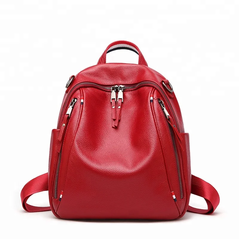 leather fashion backpack