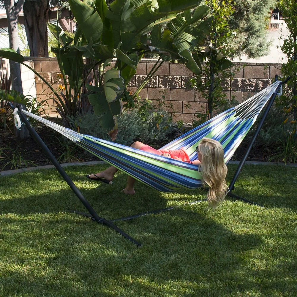 Подвесное кресло-гамак из стали