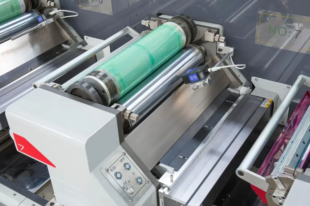 KSG-340-P8 модель высокая скорость рукав ярлык стикера флексографическая печатная машина