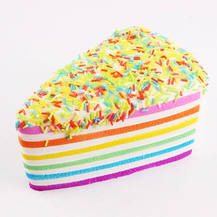 Gateau Arc En Ciel De Haute Qualite Le Moins Cher Du Marche Vente En Gros Buy Balle Molle Spongieuse Et Anti Stress Product On Alibaba Com