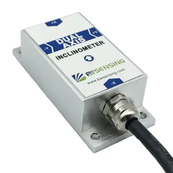 BWSENSIING Dual Axis Solar Tracking Sensor inclinometer BWK220 Accuracy 0.2 Deg  Output 0-5V 0-10V
