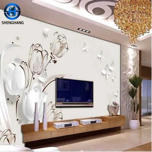 Damask 5d Wallpaper Designs Flower Pattern Great Hd 8d Effect In China  Cheap Price Wholesale - Buy 3d Wallpapers,3d Wall Paper,3d Wallpaper  Designs Product on 