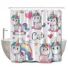 Tenda doccia unicorno