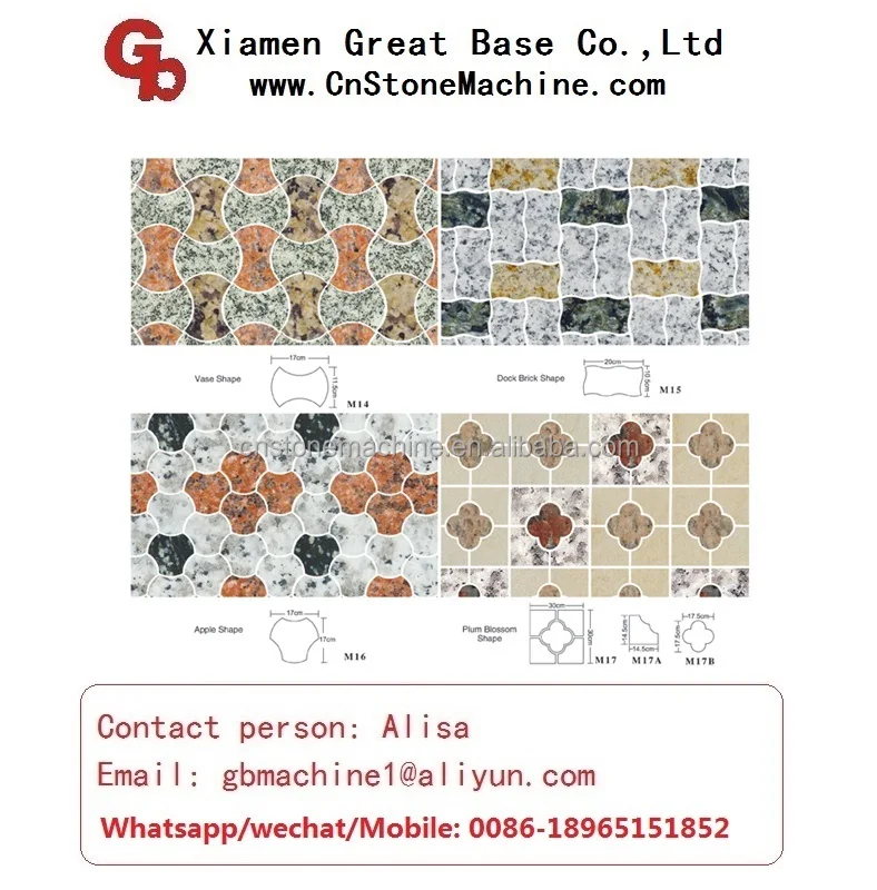 Автоматическая машина для разделения и штамповки гранита