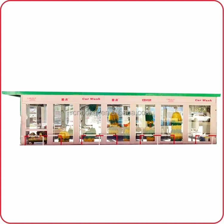 Lavadero De Autos Small Mobile Automatic Tunnel Car Wash Machine for Bridge Material and Car Washer Type Pdq Laserwash 360
