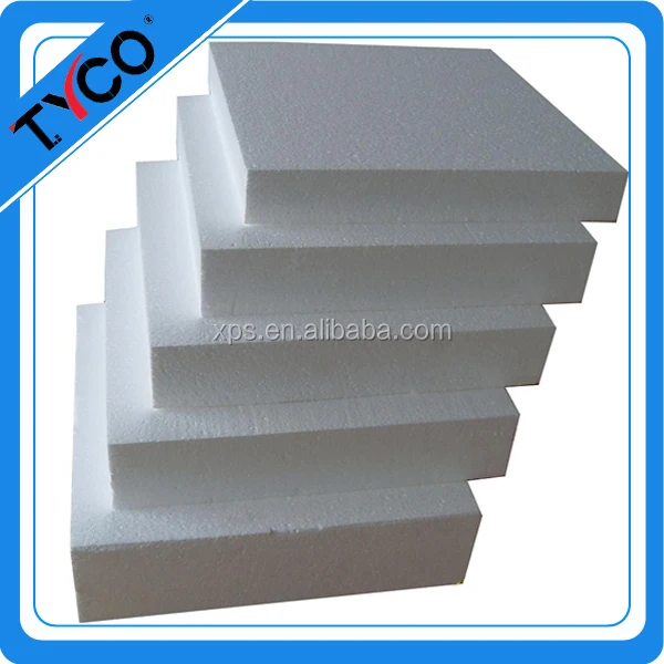 Styrofoam Sheets White Thermal Insulation Underfloor Construction Use Eps Foam Board
