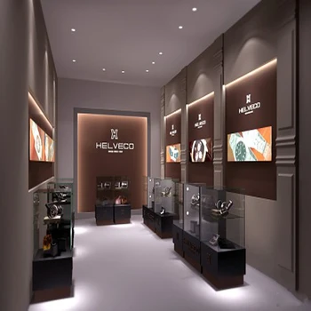 Luxury Watch Store interior design ideas with Modern Watch showcase
