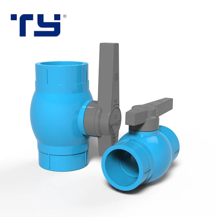 High Quality Standard Pipes & Fittings Socket PVC UPVC Ball Valve For Water Supply