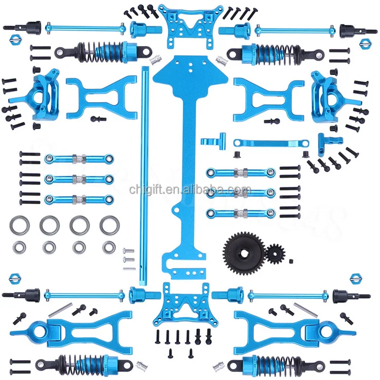 Обновленные металлические запасные части для WLtoys 1/18 A949 A959 A969 A979 K929 RC Car