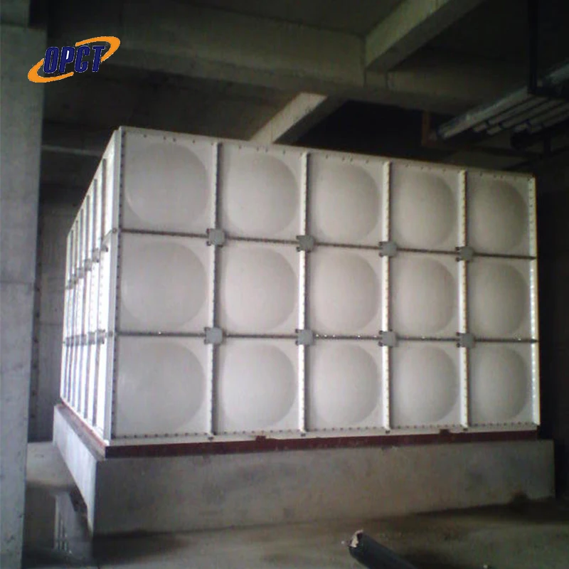FRP Panel Type Tank With Elevated Steel Tower